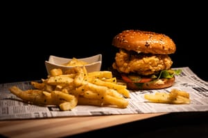 Crispy Chicken Crunch Burger